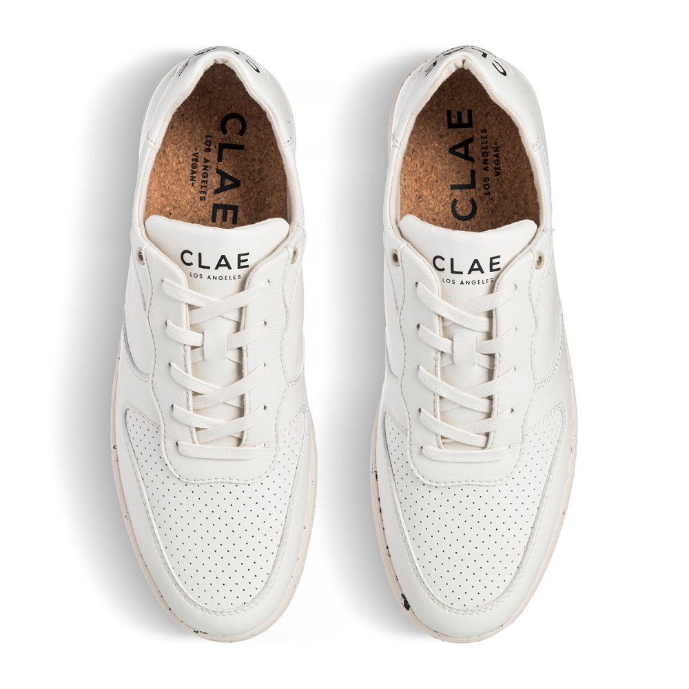 CLAE MALONE VEGAN Shoes Mens USA702-I83 In Off White Vegan Chips